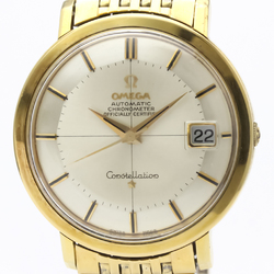 Omega Constellation Automatic Gold Plated Men's Dress Watch 168.004