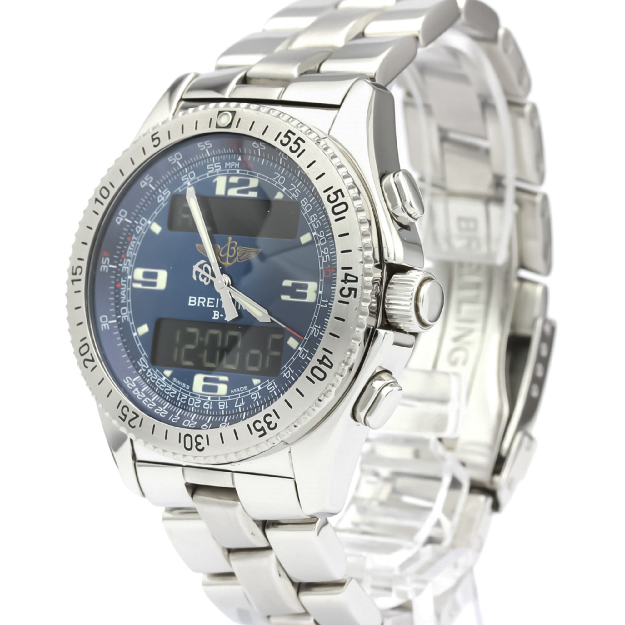 BREITLING Professional B-1 Steel Quartz Mens Watch A68362