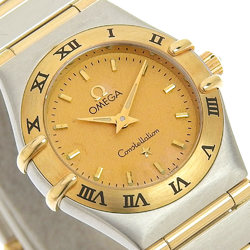 Omega Constellation Quartz Stainless Steel,Yellow Gold (18K) Women's Watch