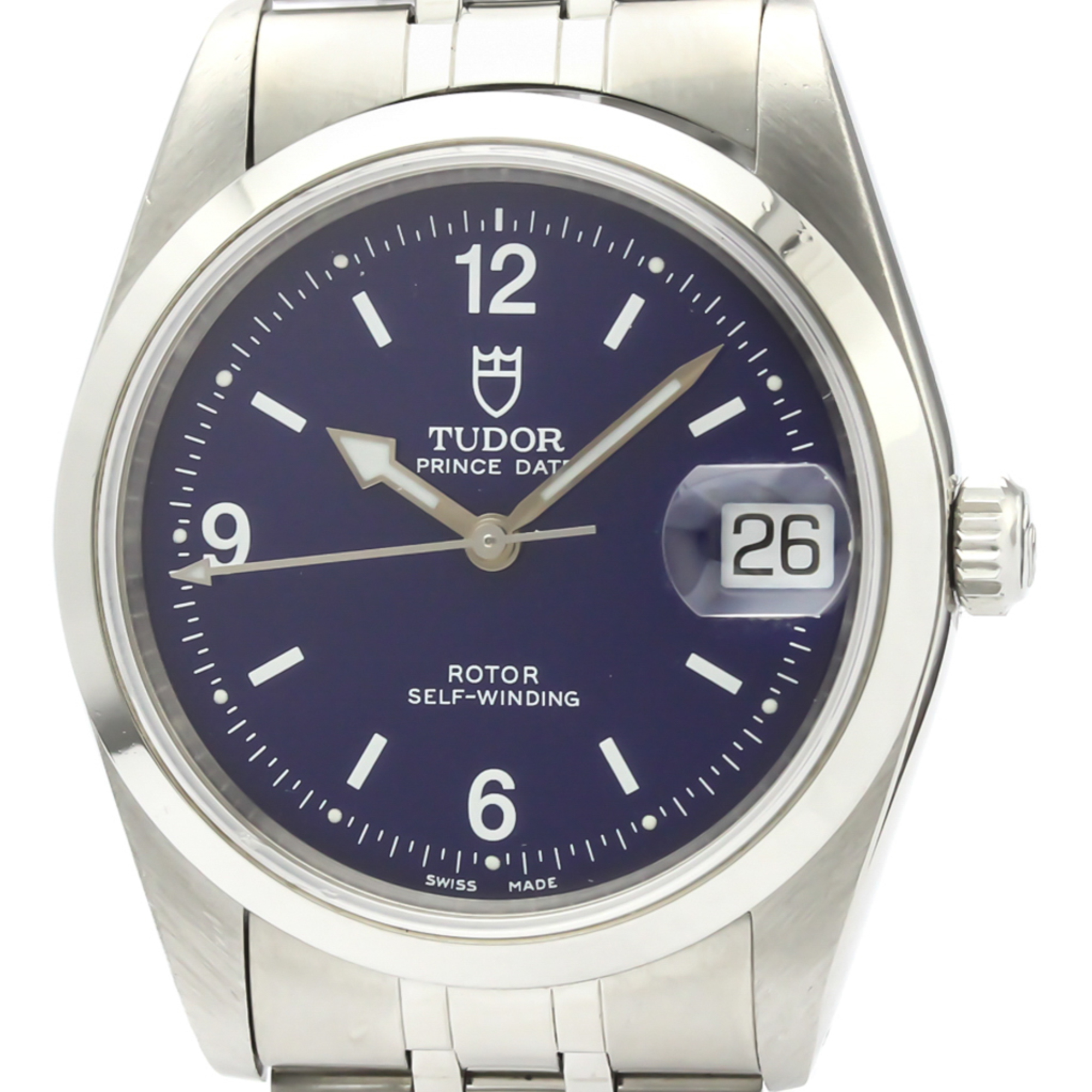 Tudor Prince Oyster Date Automatic Stainless Steel Men's Dress Watch 74000N