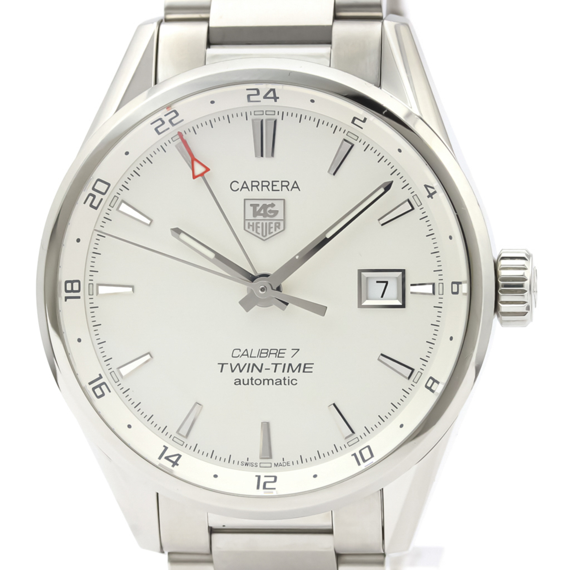 Tag Heuer Carrera Automatic Stainless Steel Men's Sports Watch WAR2011