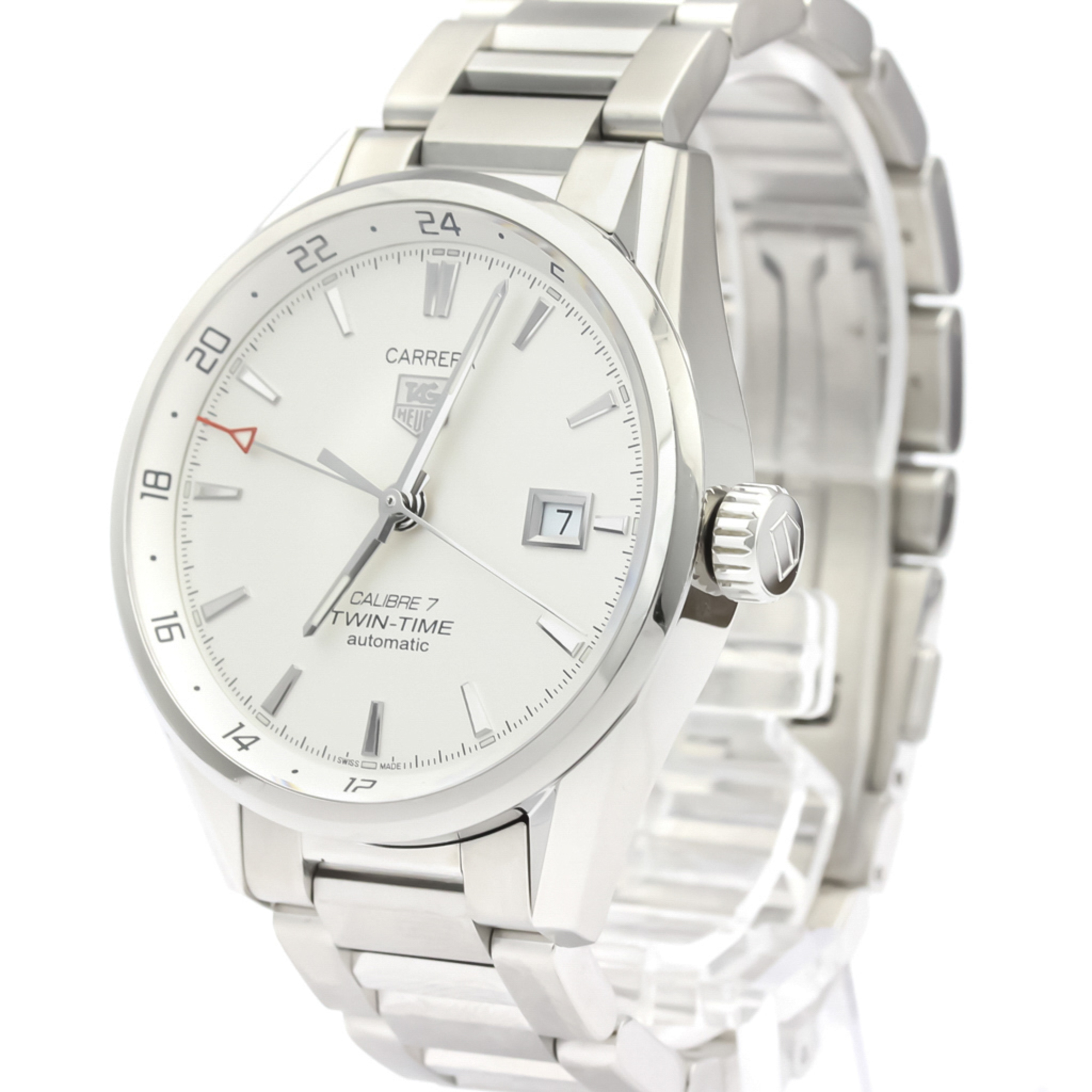 Tag Heuer Carrera Automatic Stainless Steel Men's Sports Watch WAR2011