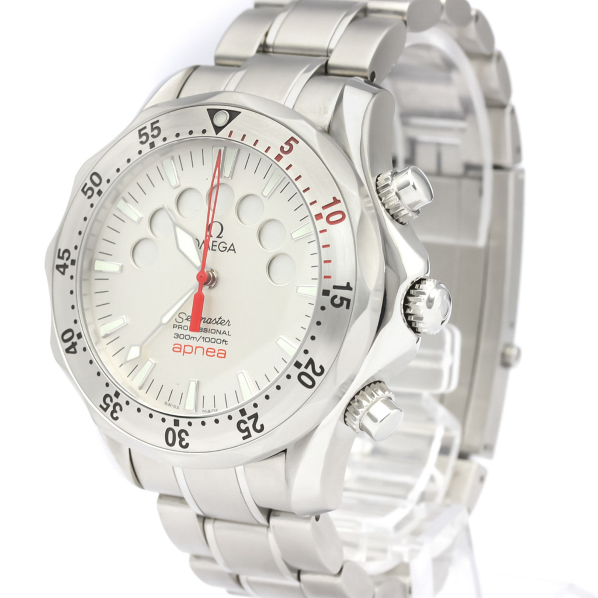 OMEGA Seamaster Pro 300M Apnea Jacques Mayol Watch 2595.30