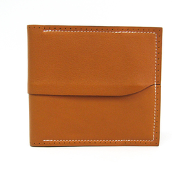 Hermes Unisex Swift Leather Wallet (bi-fold) Gold