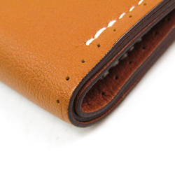 Hermes Unisex Swift Leather Wallet (bi-fold) Gold