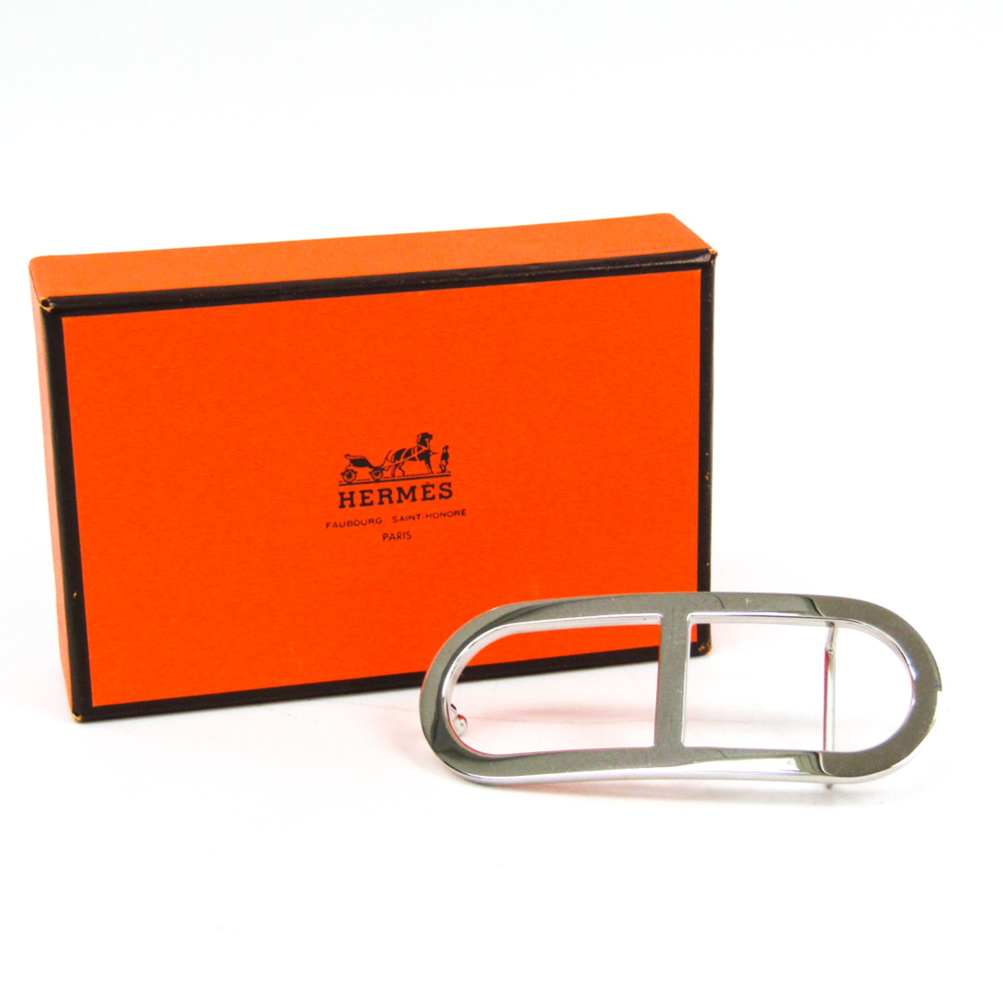 Hermes Unisex Belt Silver