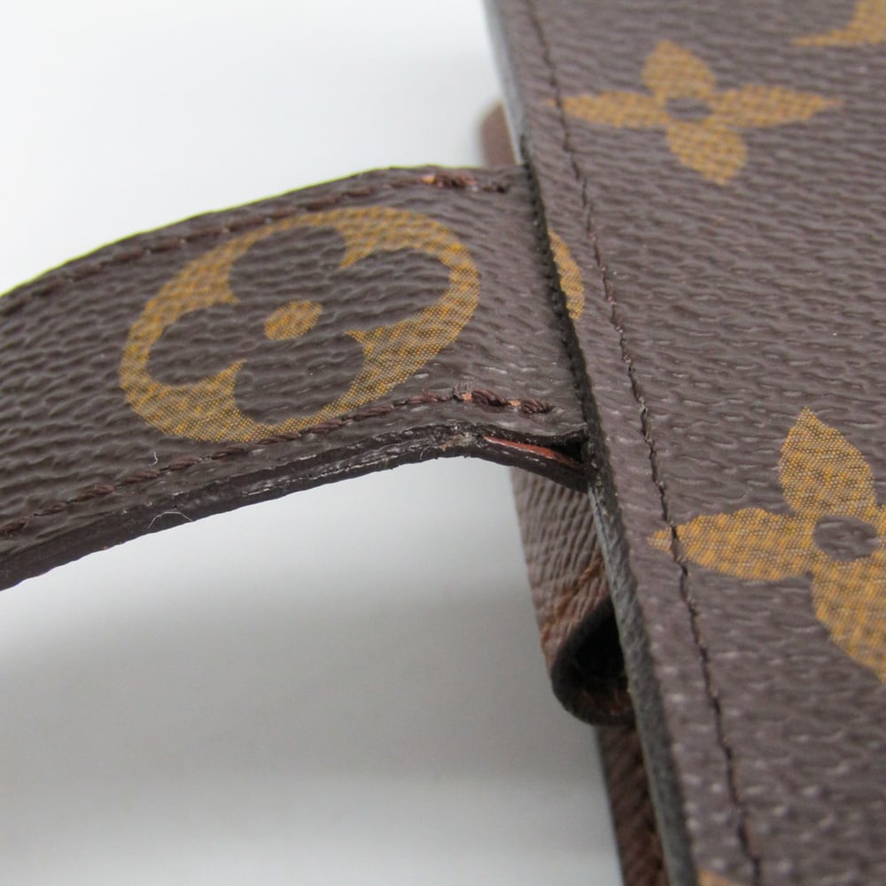 Authentic Louis Vuitton Monogram Agenda MM Notebook Cover R20004