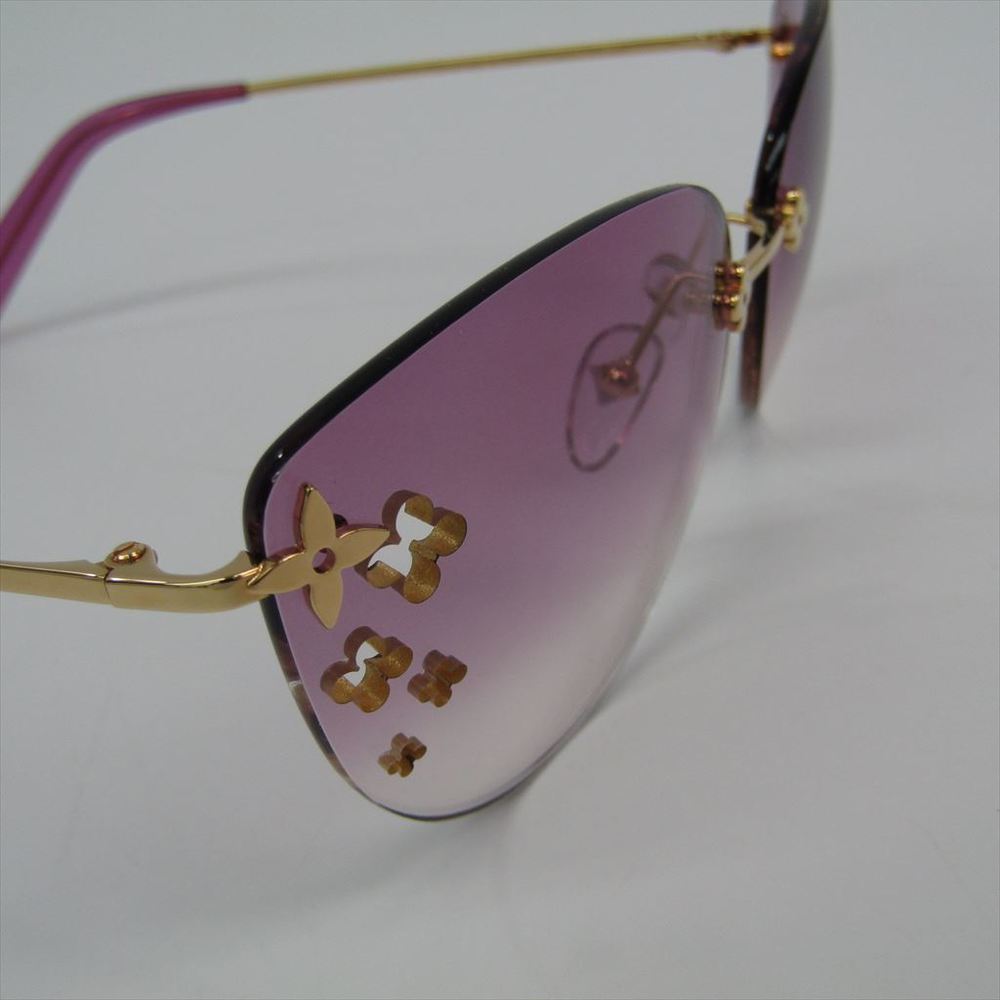 Louis Vuitton Violet Tint Rimless Desmayo Sunglasses - Yoogi's Closet