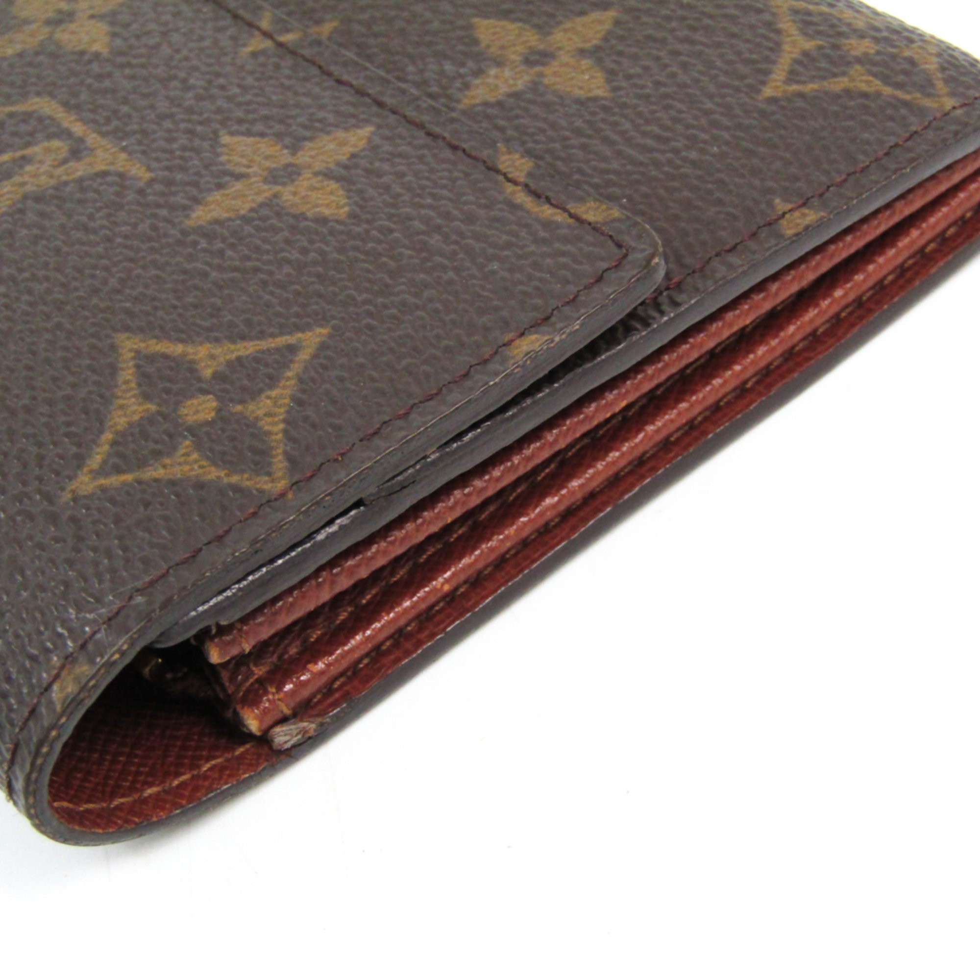 Louis Vuitton Monogram Pochette Portomonet Credit M61725 Unisex Monogram Long Wallet (bi-fold) Monogram