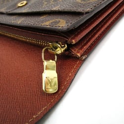 Louis Vuitton Monogram Pochette Portomonet Credit M61725 Unisex Monogram Long Wallet (bi-fold) Monogram