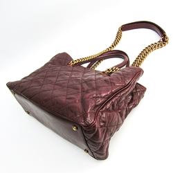Chanel Caviar Skin Matrasse Women's Caviar Leather Handbag,Shoulder Bag Bordeaux