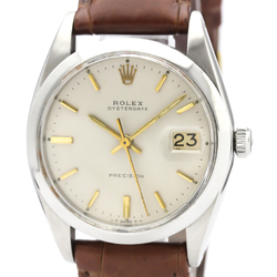 ROLEX Oyster Date Precision 6694 Steel Hand-winding Mens Watch