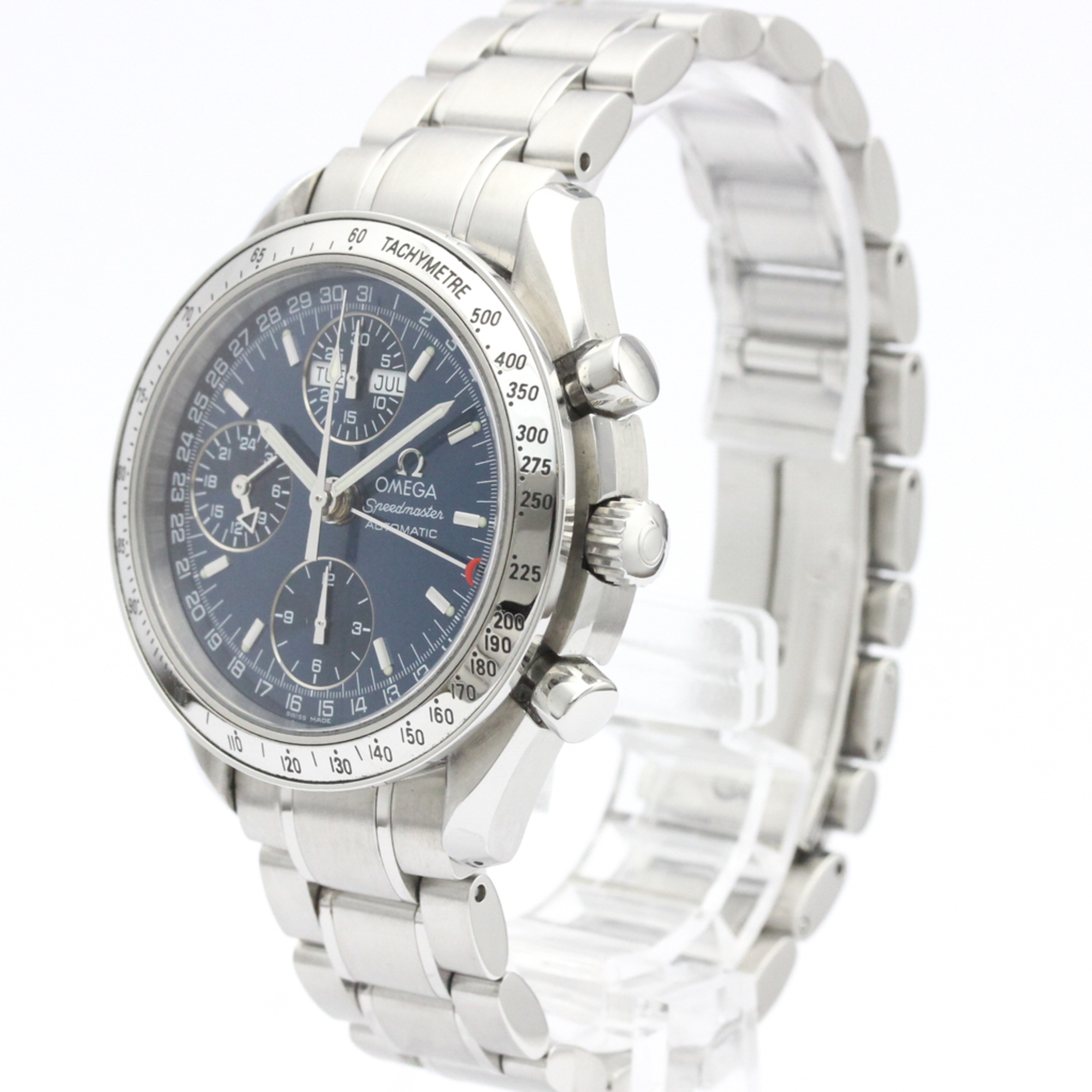 OMEGA Speedmaster Triple Date Steel Automatic Watch 3523.80