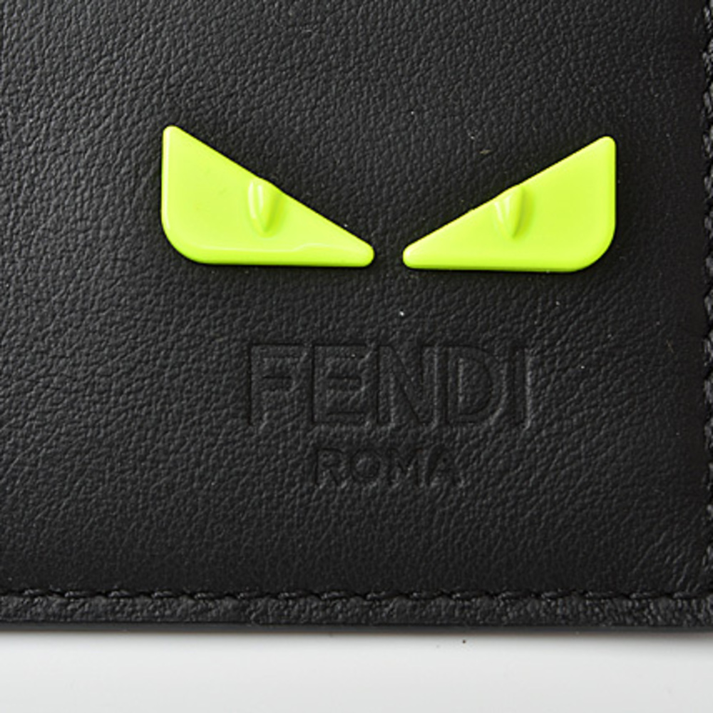 Fendi Monster Card Holder Card Case Business Card Holder Black
