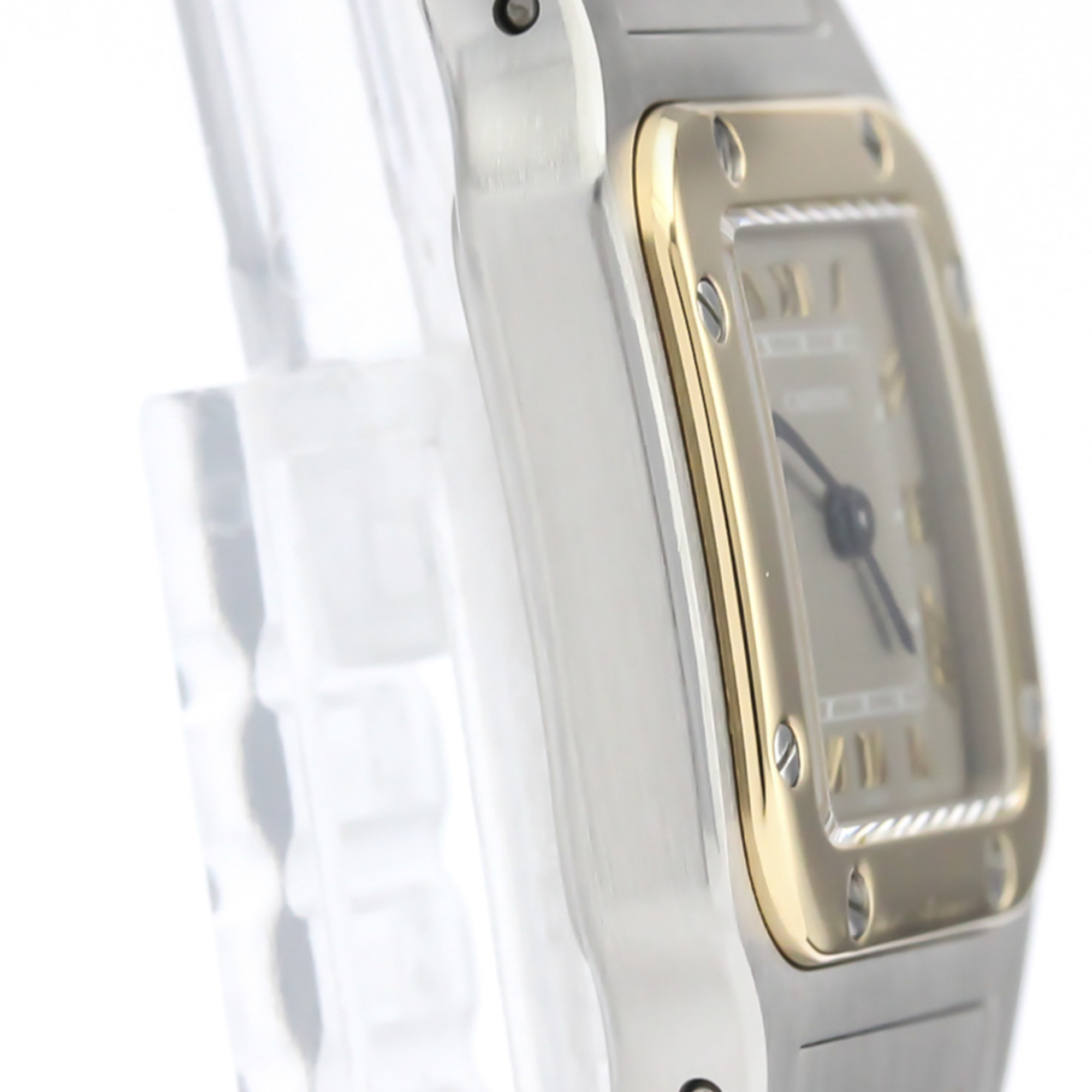 Cartier Santos Galbee Quartz Stainless Steel,Yellow Gold (18K) Women's Dress Watch