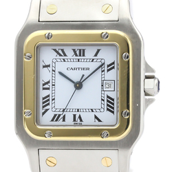 Cartier Santos Galbee Automatic Stainless Steel,Yellow Gold (18K) Men's Dress Watch -