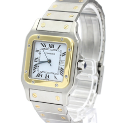 Cartier Santos Galbee Automatic Stainless Steel,Yellow Gold (18K) Men's Dress Watch -