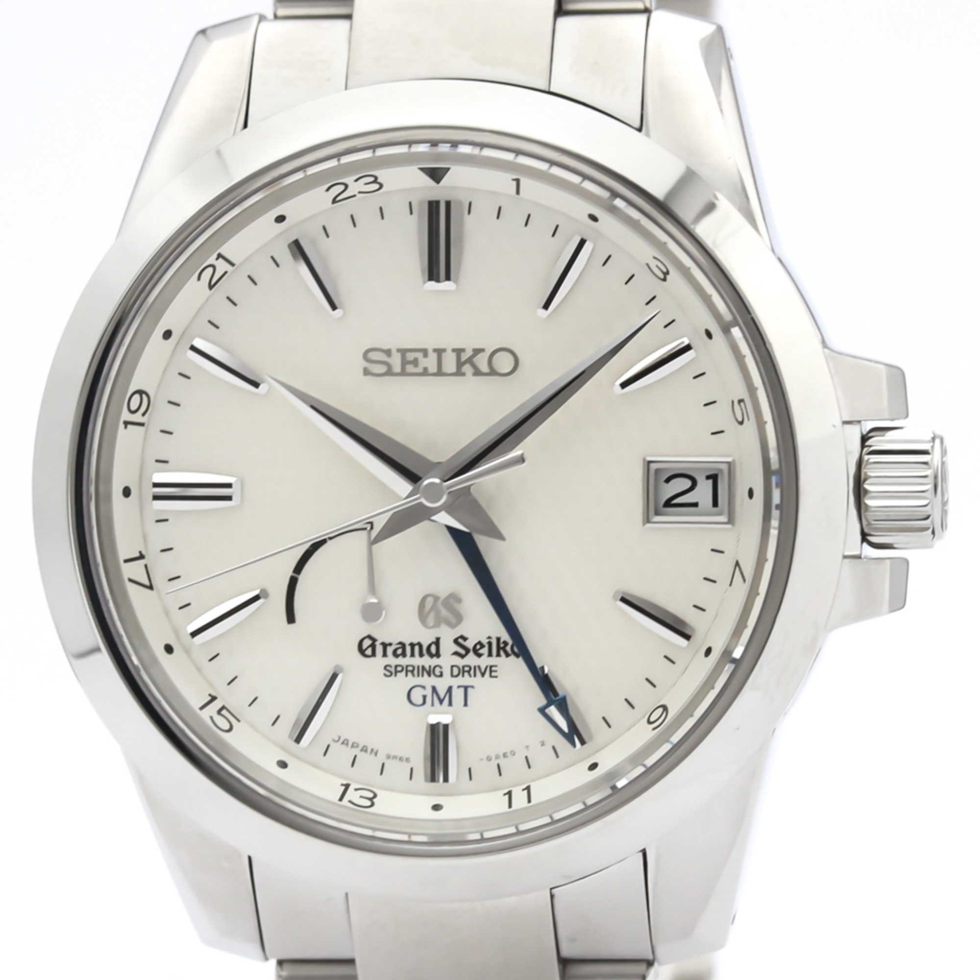 GRAND SEIKO Spring Drive GMT Steel Watch SBGE009(9R66-0AE0)