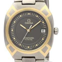OMEGA Seamaster Polaris 18K Gold Titanium Quartz Watch 396.1022