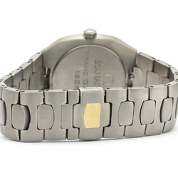 OMEGA Seamaster Polaris 18K Gold Titanium Quartz Watch 396.1022