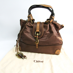 Chloé Kerala Women's Leather Handbag Beige,Brown