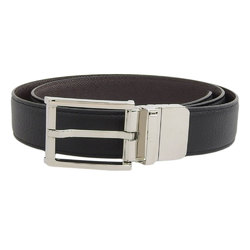 Dunhill DUNHILL belt leather black