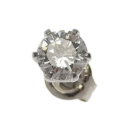 Unbranded OTHER BRAND 1 grain diamond earrings Pt900 0.266ct 0.265ct 1.0g