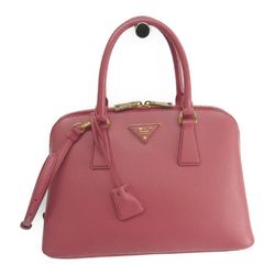 Prada 1BA837 Women's Saffiano Lux Handbag Pink
