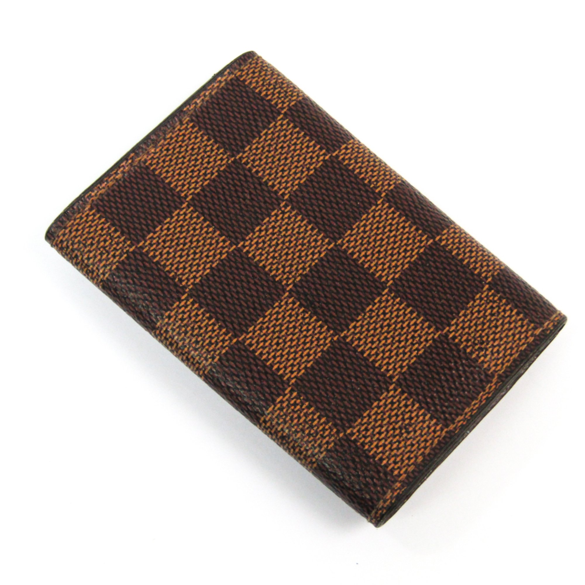 Louis Vuitton Damier 6 Key Holder N62630 Damier Canvas Key Case Ebene