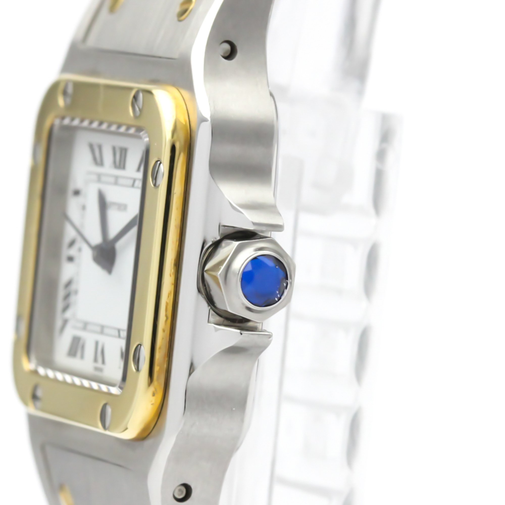 Cartier Santos Galbee Automatic Stainless Steel,Yellow Gold (18K) Women's Dress Watch