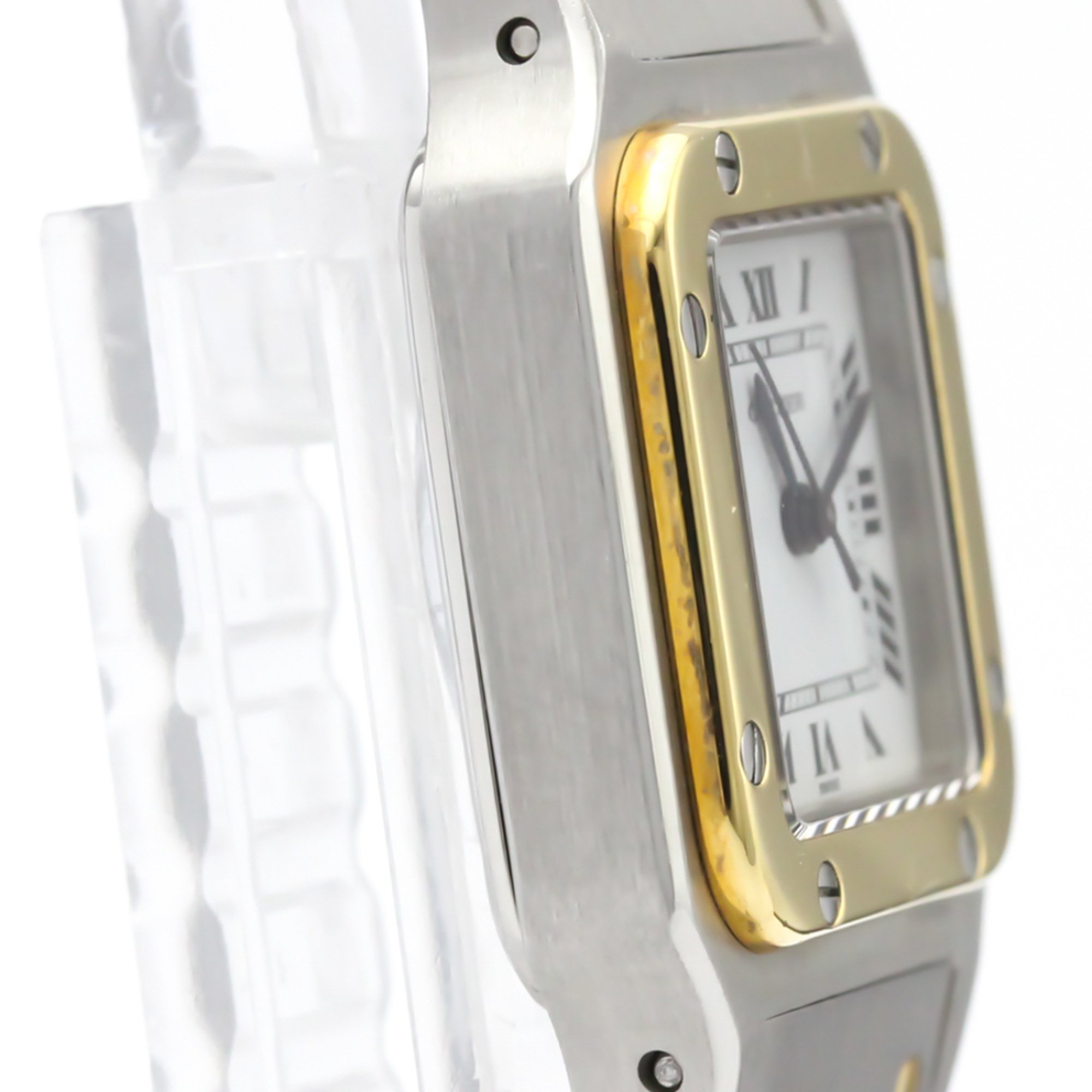 Cartier Santos Galbee Automatic Stainless Steel,Yellow Gold (18K) Women's Dress Watch