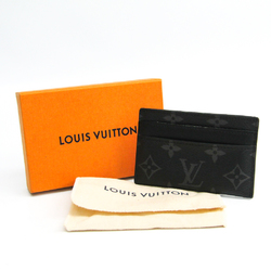 LOUIS VUITTON Monogram Eclipse Porto Cult Double M62170 Card Case