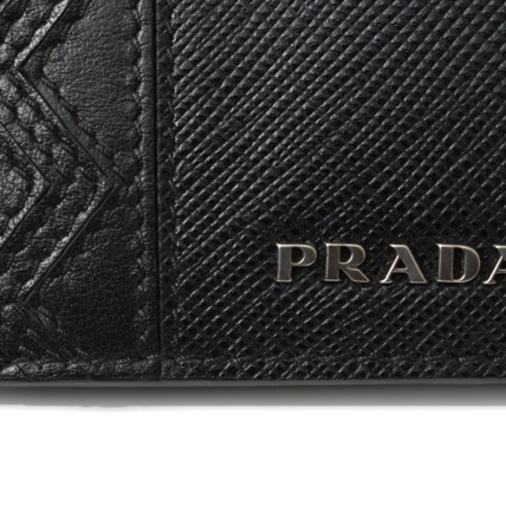 Leather wallet Prada Black in Leather - 32279168