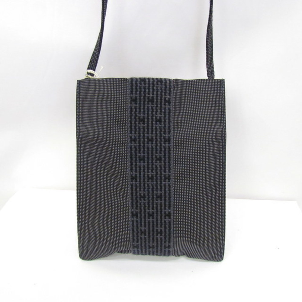Herline cloth handbag Hermès Grey in Fabric - 33820781