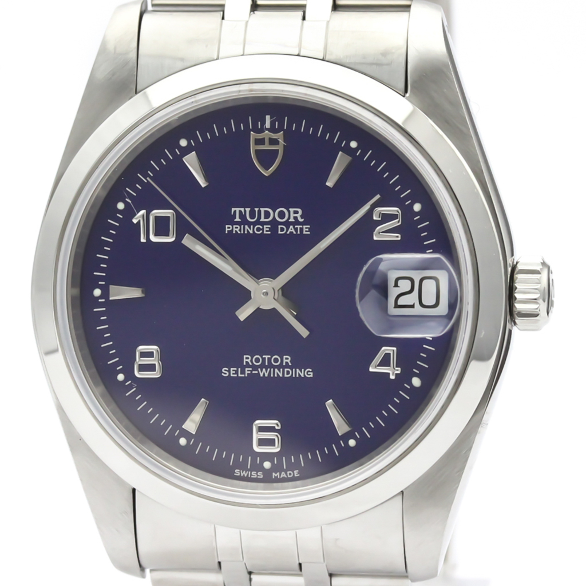 Tudor Prince Oyster Date Automatic Stainless Steel Men's Dress Watch 74000N