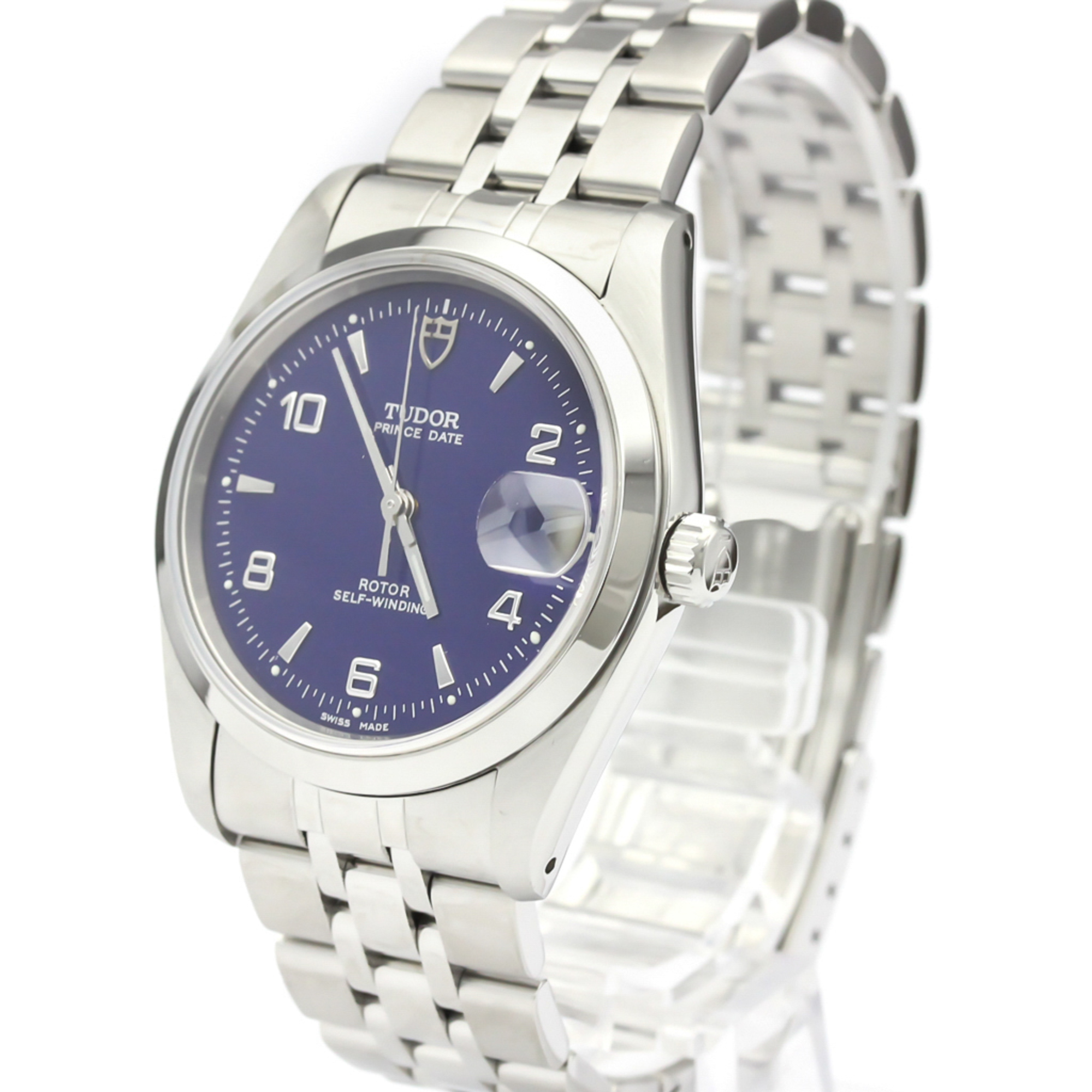 Tudor Prince Oyster Date Automatic Stainless Steel Men's Dress Watch 74000N