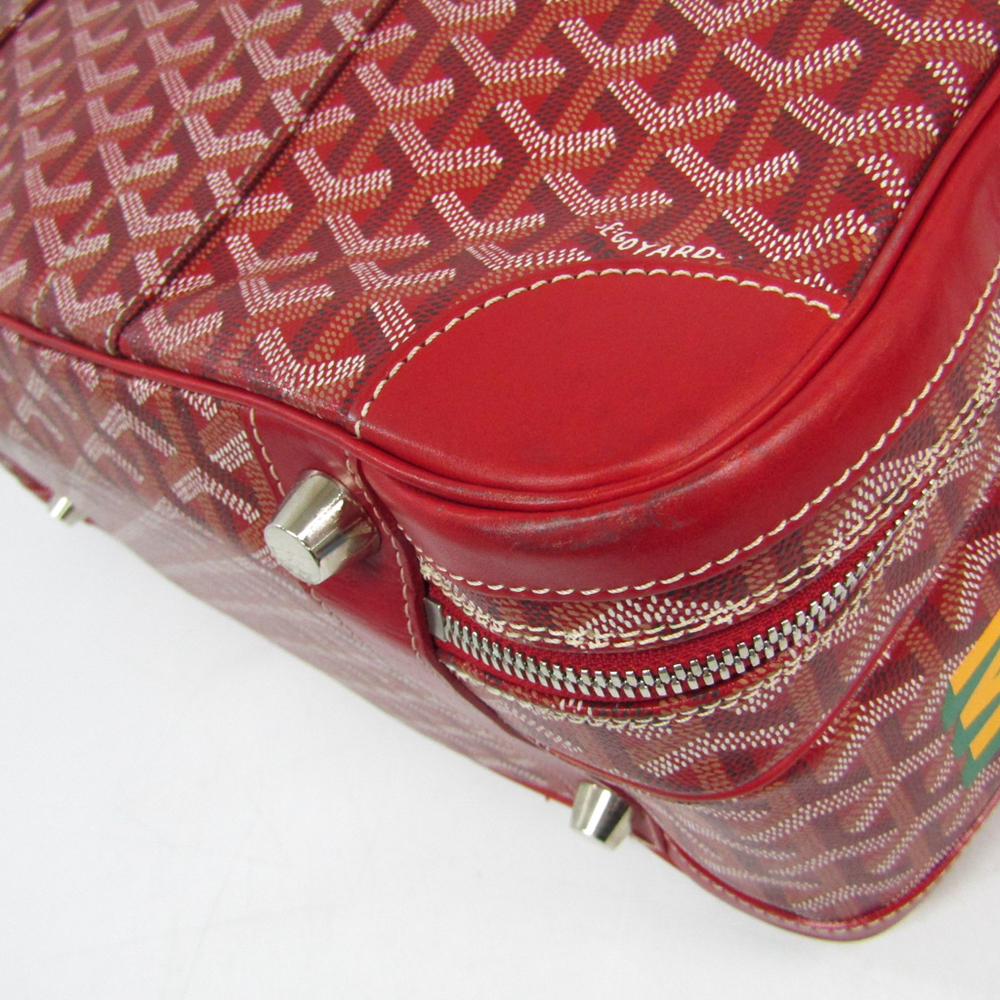 Goyard Ambassade Mm Business Brief Travel Case Red Messenger Bag