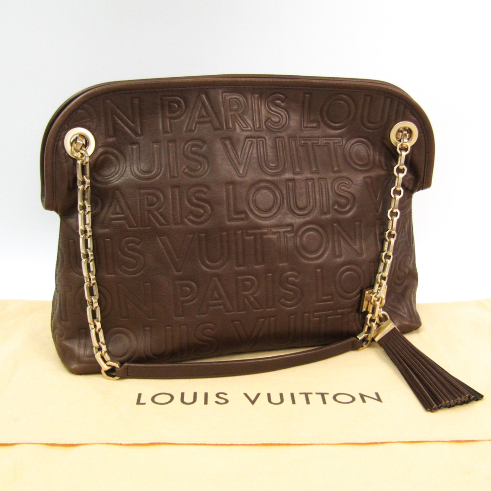 Louis Vuitton Paris Pool Wish M95829 Women's Shoulder Bag Chocolat