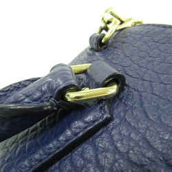 Burberry Orchard Satchel Women's Leather Handbag,Shoulder Bag Royal Blue