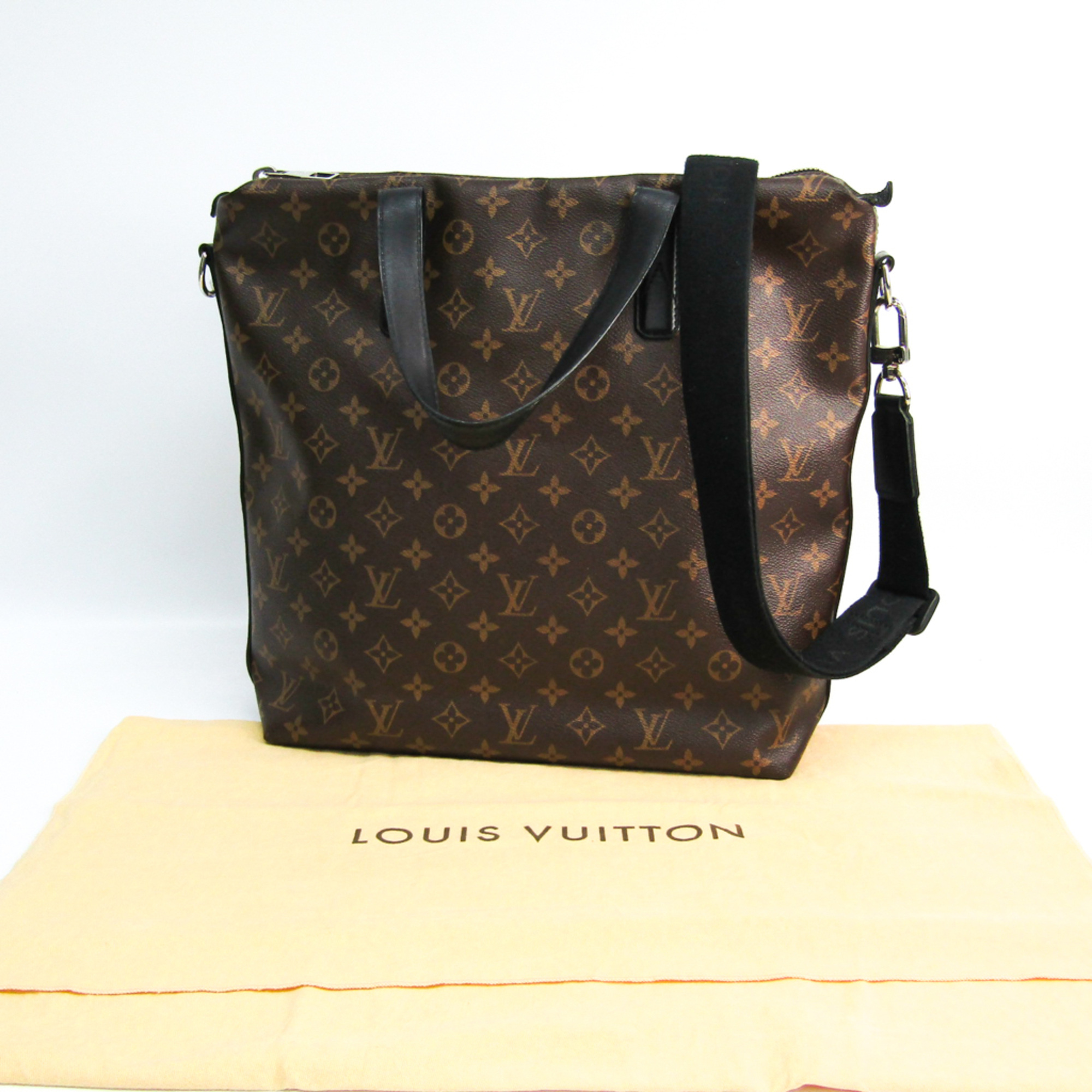 Louis Vuitton Monogram Macassar Kitan M40388 Women's Shoulder Bag Monogram Macassar