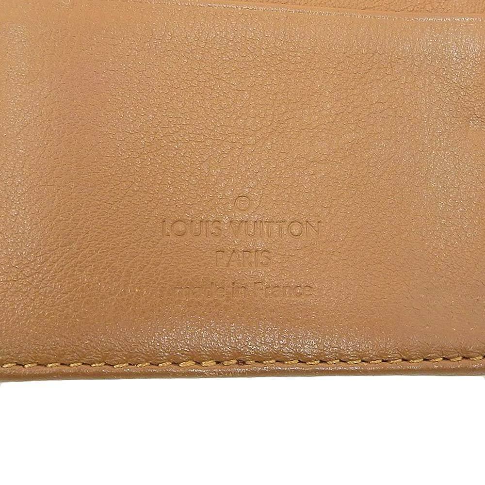 Auth NCR07 Louis Vuitton Mahina portefeuille Amelia M95549 wallet