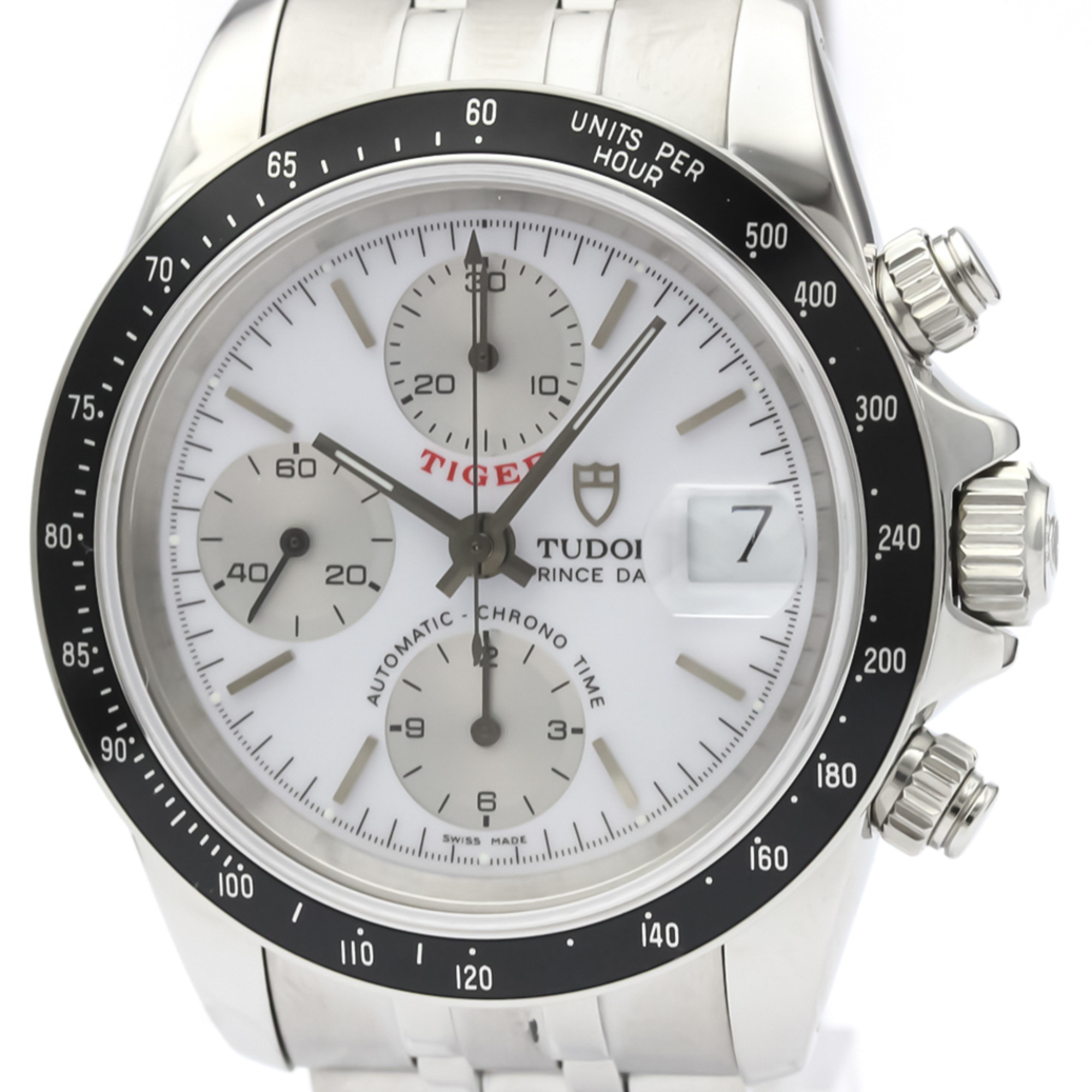Tudor Prince Date Automatic Stainless Steel Men's Sports Watch 79260