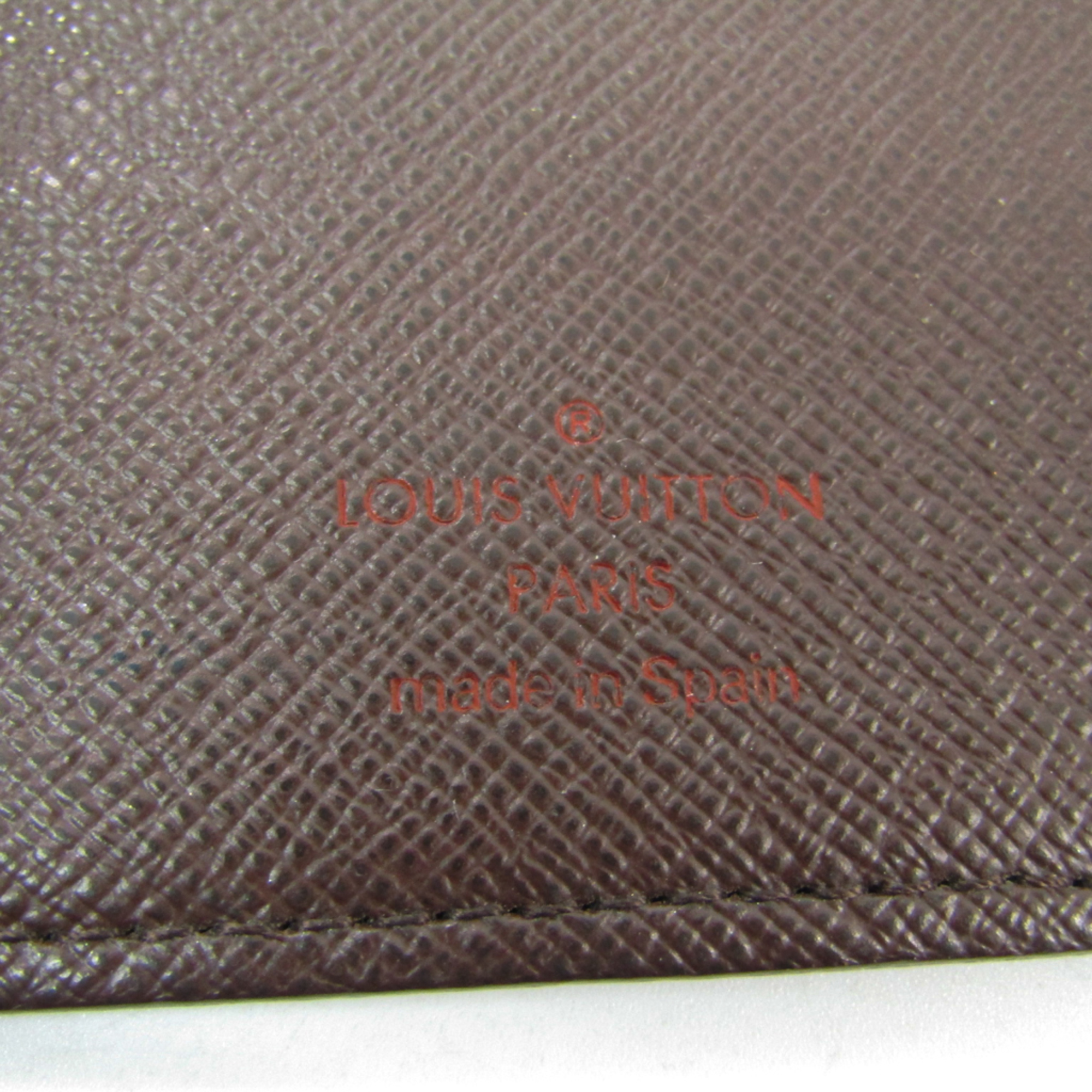 Louis Vuitton Damier Agenda De Poche Planner Cover Ebene R20703