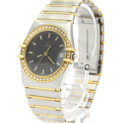 Omega Constellation Quartz Stainless Steel,Yellow Gold (18K) Men's Dress Watch 498.0876