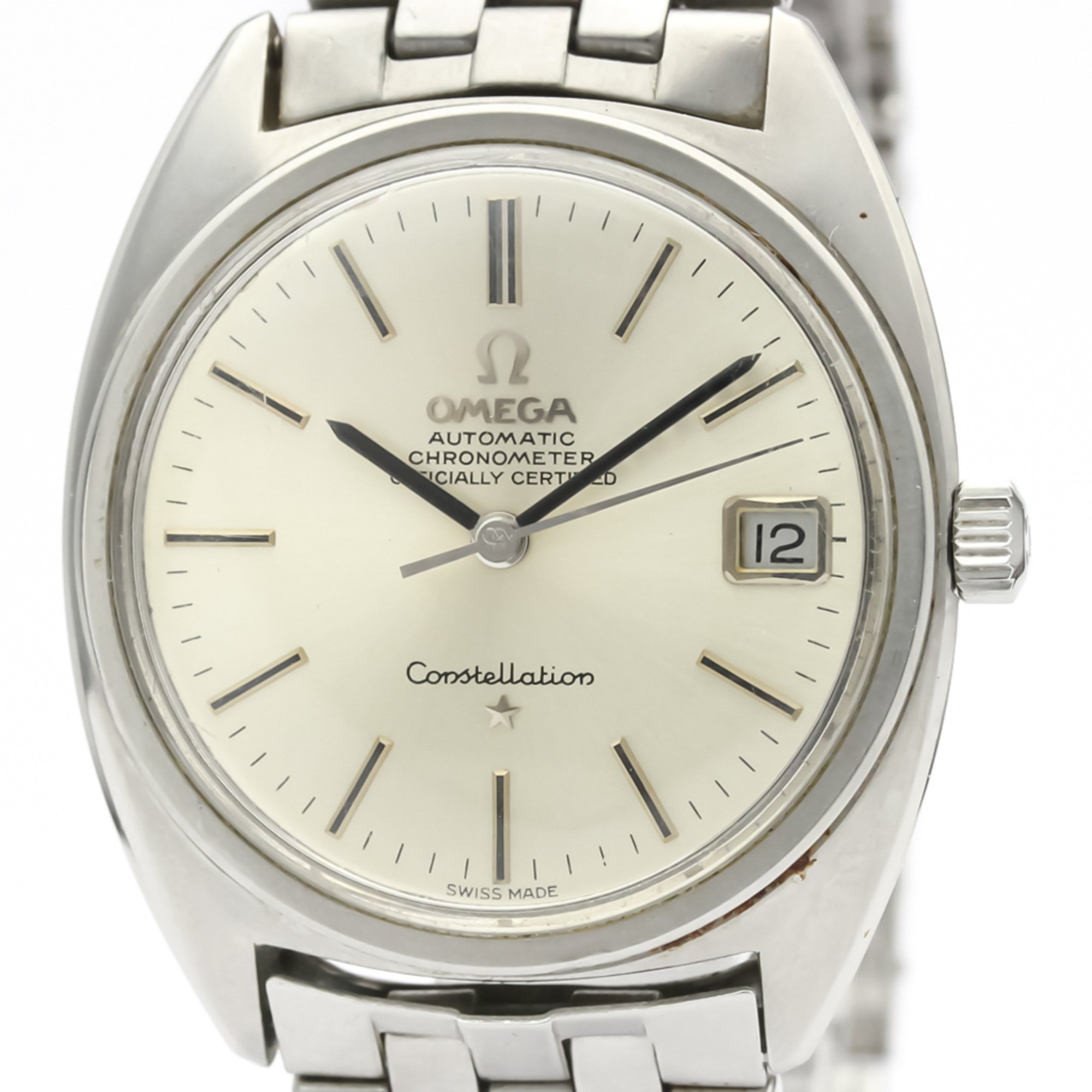 Omega Constellation Automatic Stainless Steel Men's Dress Watch 168.017