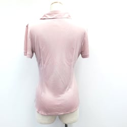 CoSTUME NATIONAL Polo Shirt Acetate/Nylon Pink Gray 42 Ladies