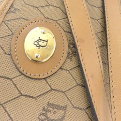 Christian Dior Vintage Logo Shoulder Bag PVC Leather Brown 20190628