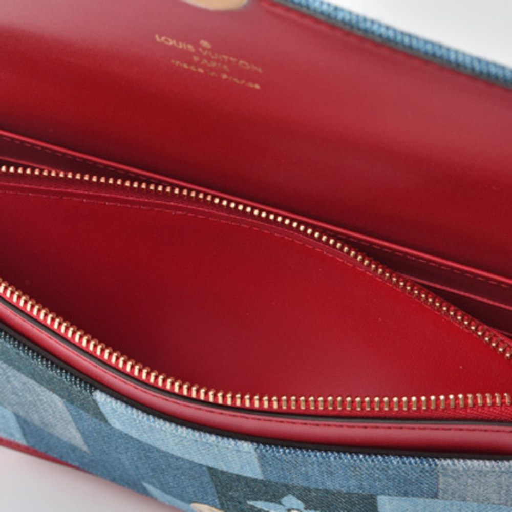 Louis Vuitton Chain Wallet Shoulder Bag LOUIS VUITTON FLORE CHAIN