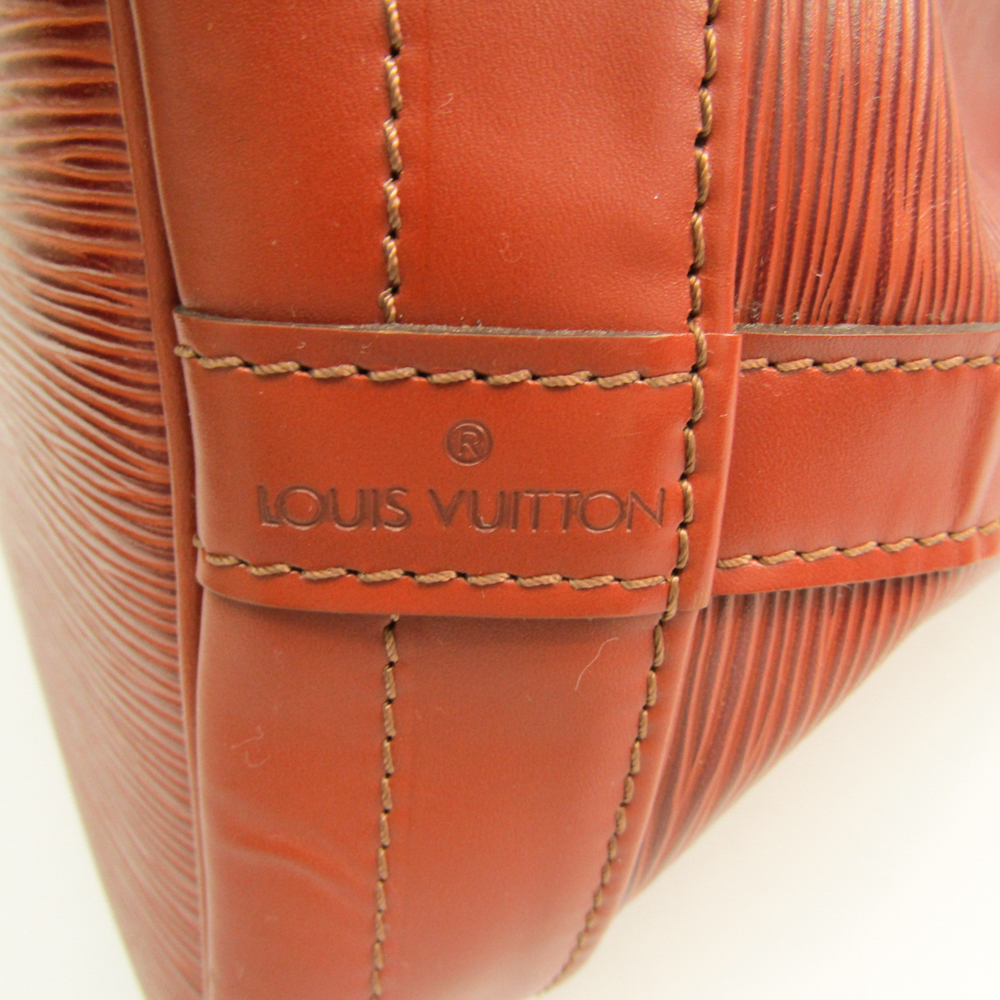LOUIS VUITTON NOE Drawstring Shoulder Bag Purse Epi Leather M44003 Kenyan  Brown