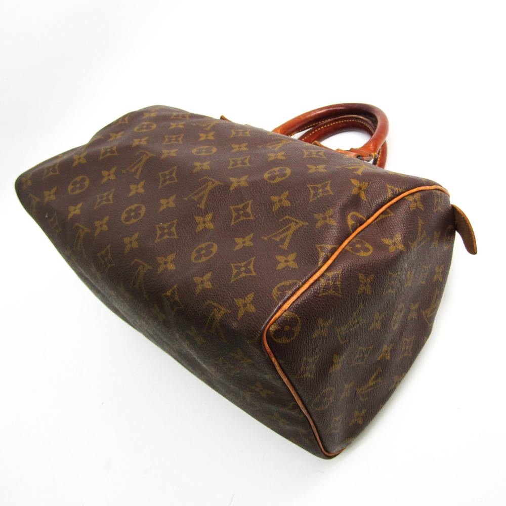 Authentic Louis Vuitton Monogram Speedy 30 Hand Boston Bag M41526 LV J8481